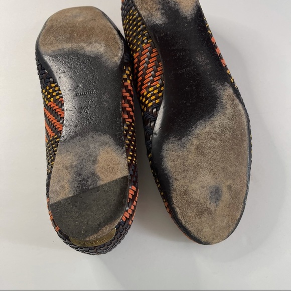 Burberry Multicolor Woven Leather Ballet Flat Size 40.5 - Picture 11 of 15